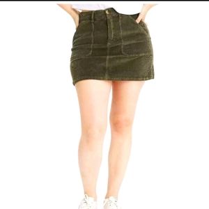 American Eagle Corduroy High Rise Skirt